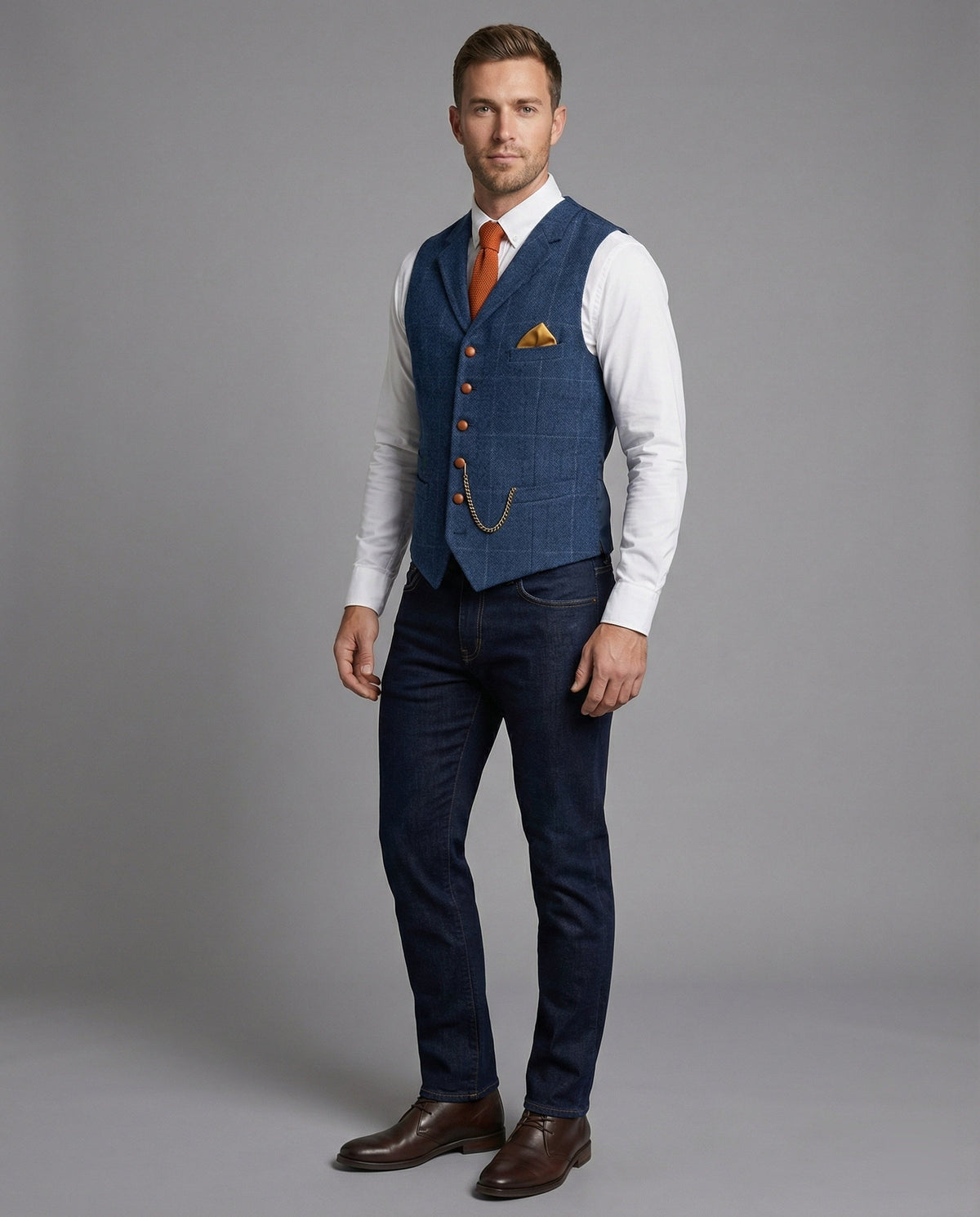 Men's Stylish Vintage Waistcoat