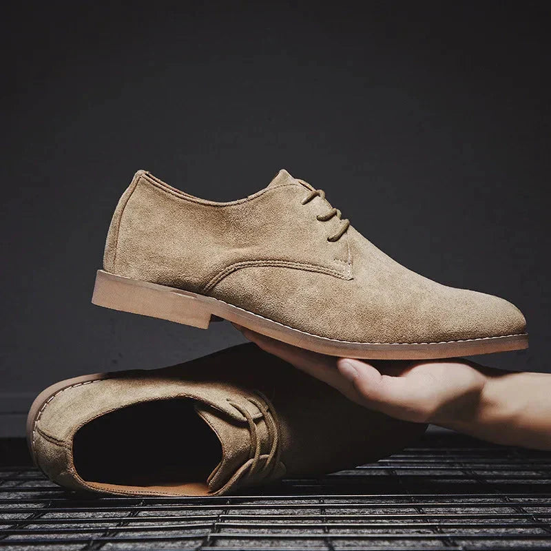 Men's Suede Oxford Shoes - Robert