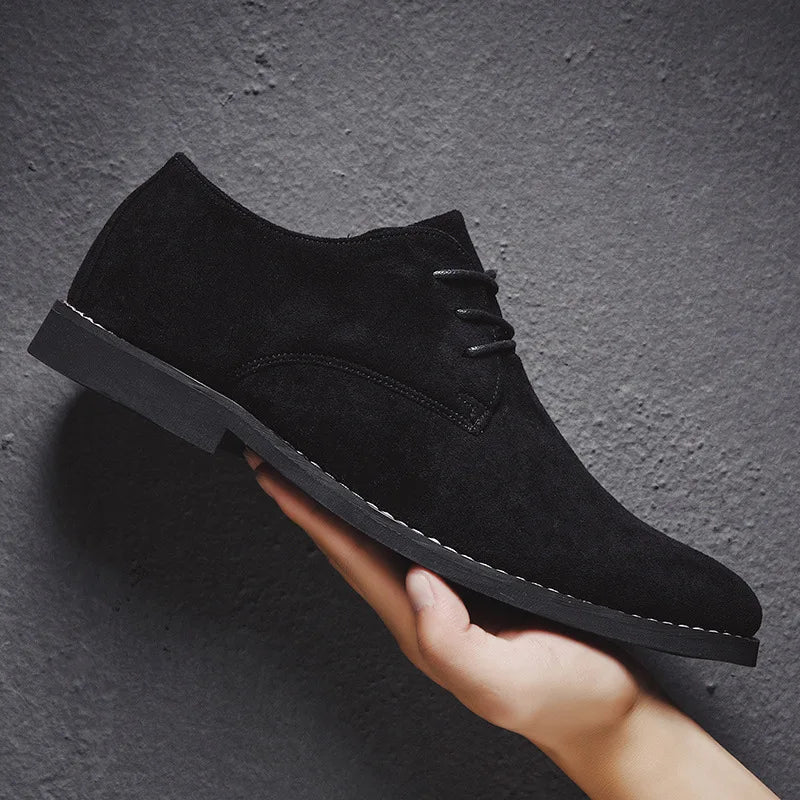 Men's Suede Oxford Shoes - Robert
