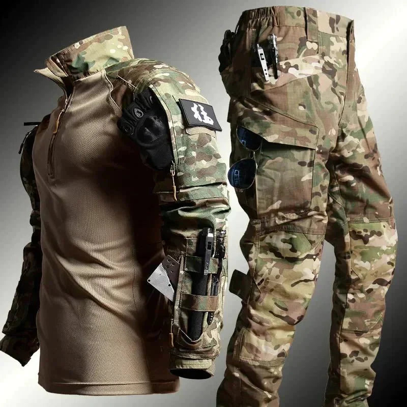 Men's Tactical Two-Piece Set for All-Weather Performance