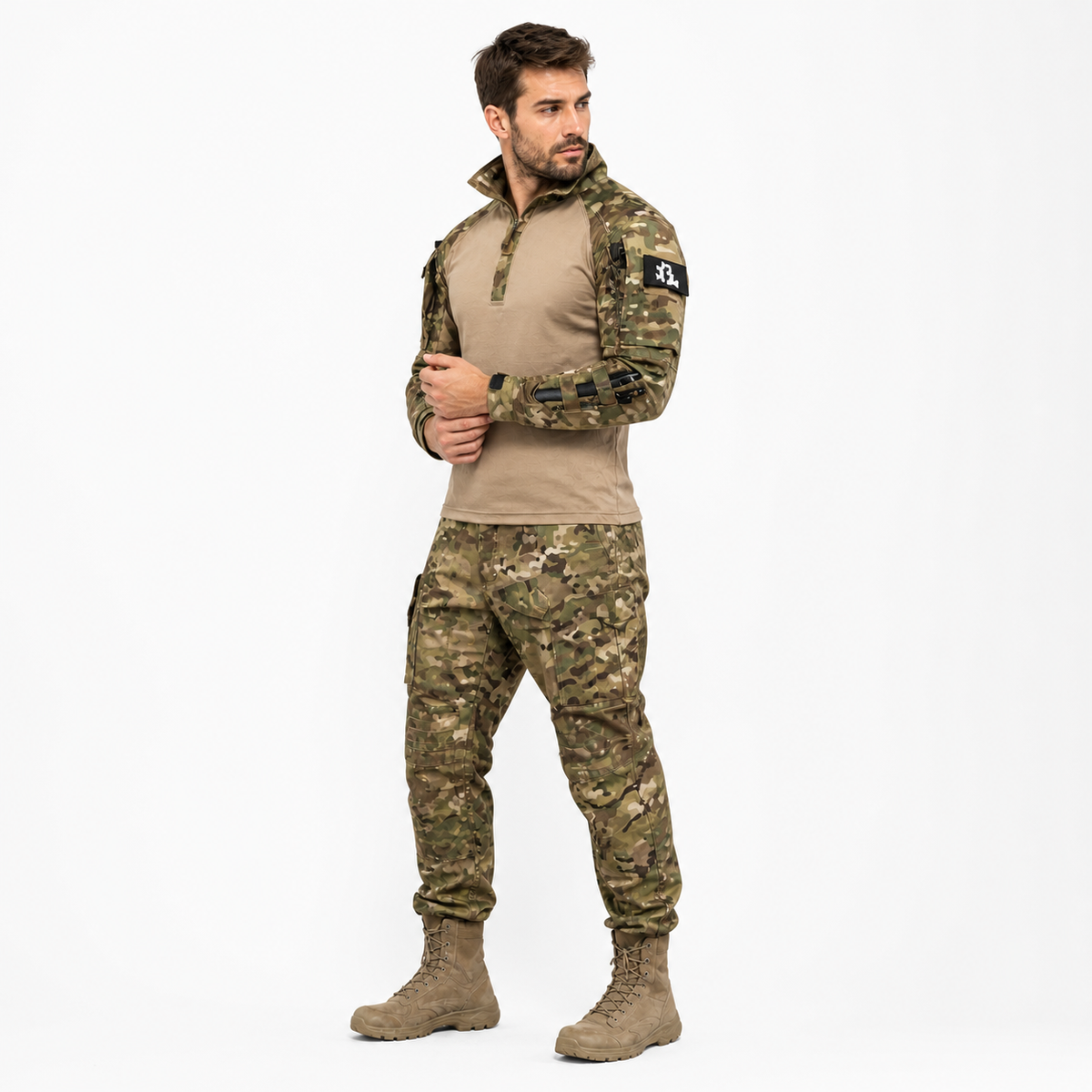 Men's Tactical Two-Piece Set for All-Weather Performance