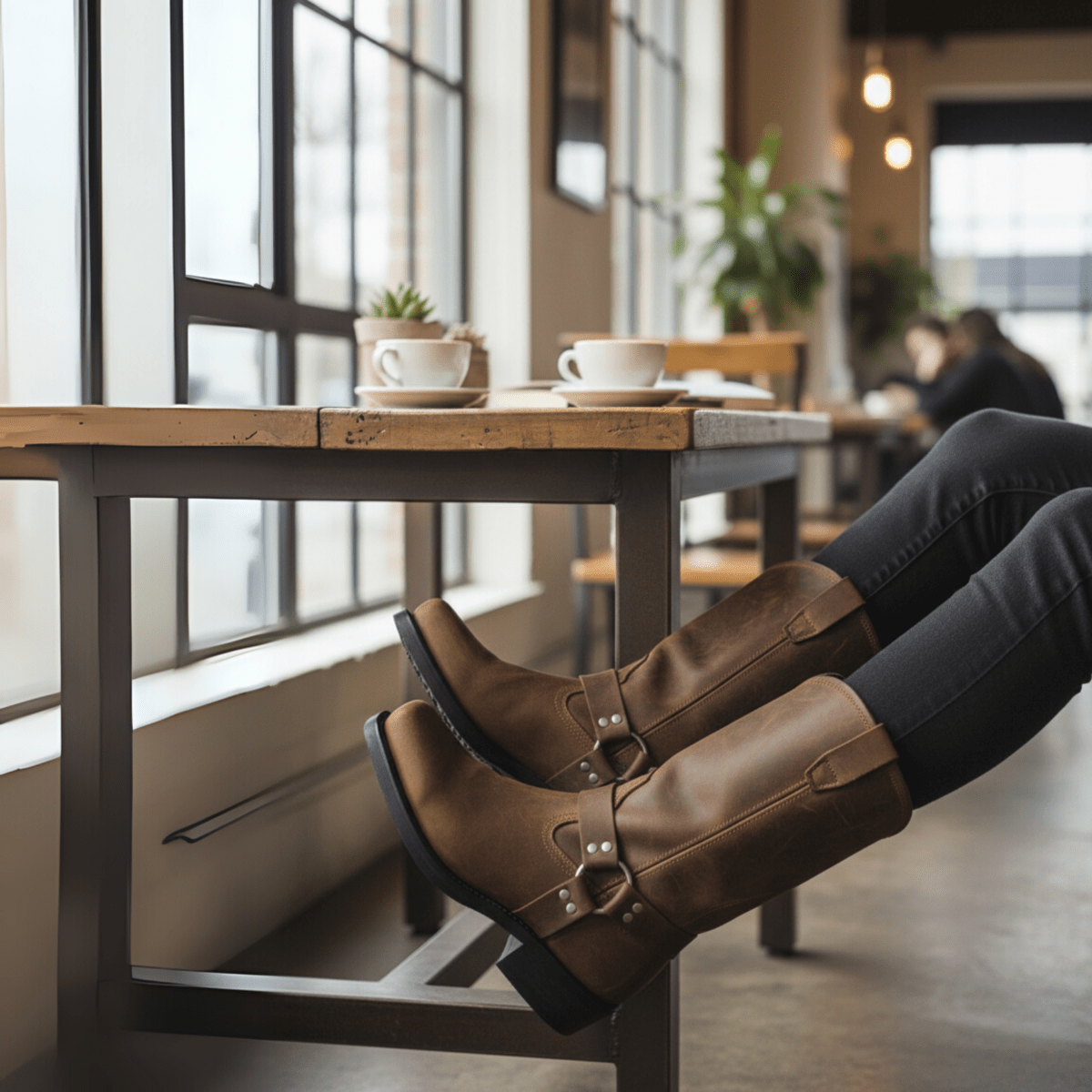 Men's Tall Harness Boots
