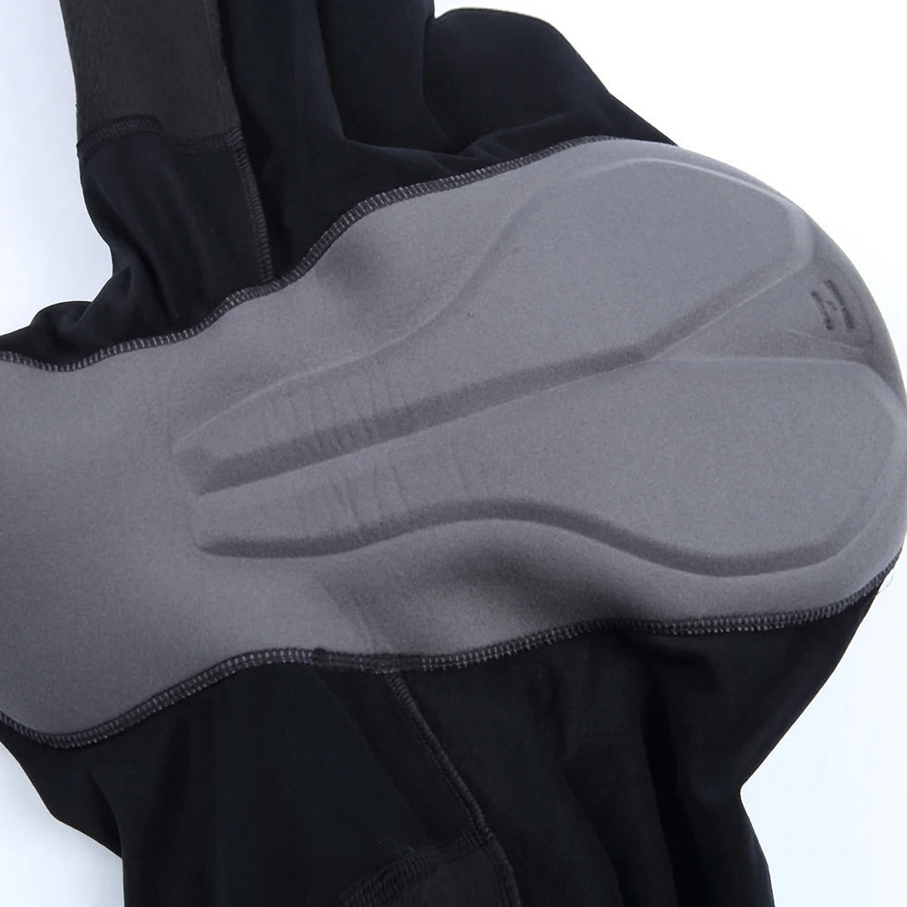 Men's Thermal Cycling Bib Tights + Bicycle Saddle Pad