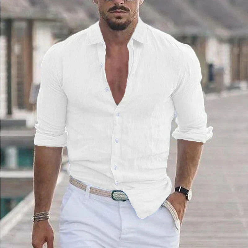 Men's Turn-Down Collar Shirt