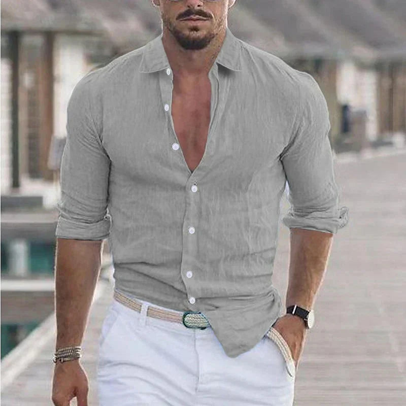 Men's Turn-Down Collar Shirt