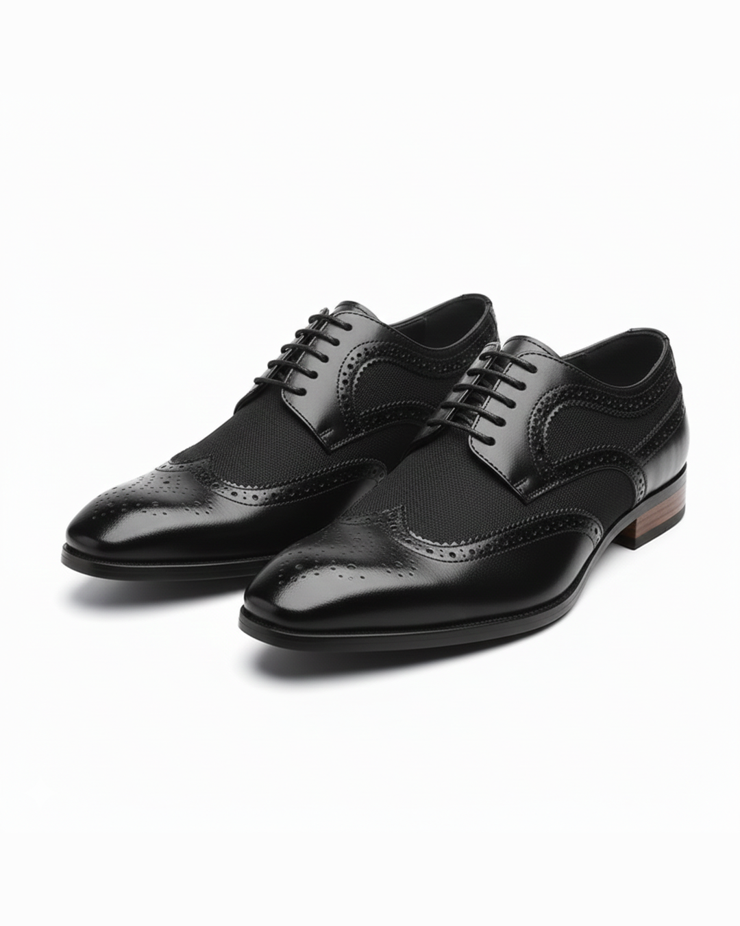 Men's Two-Tone Wingtip Brogue Oxfords