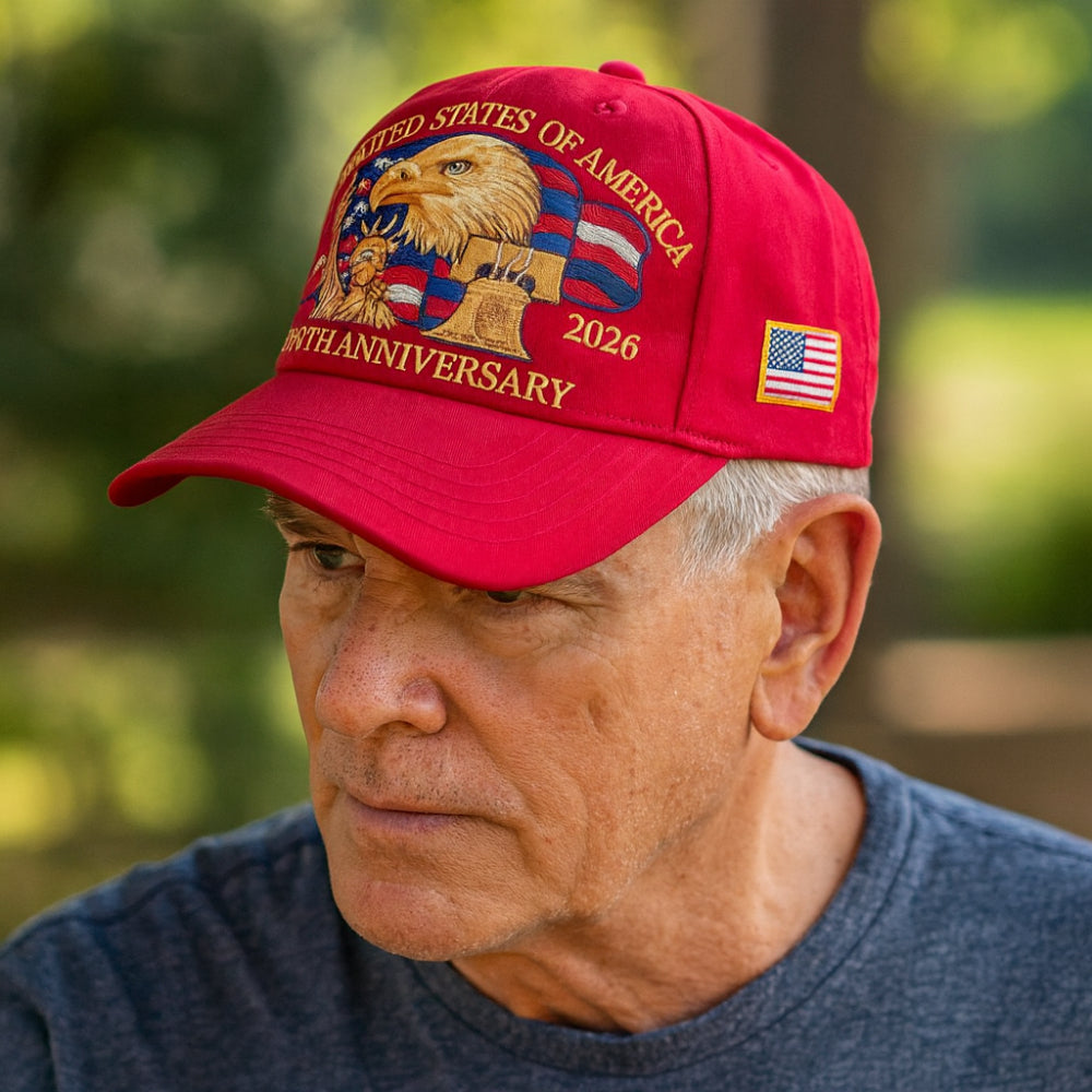 Men's Veteran Cap with Eagle Embroidery