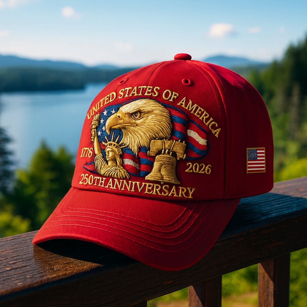 Men's Veteran Cap with Eagle Embroidery