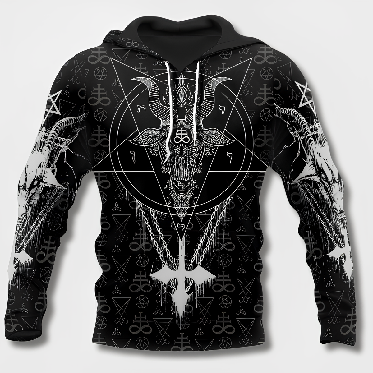 Men's Viking Design Hoodie