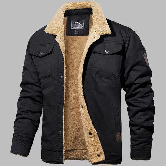 Men's Vintage-Style Bomber Jacket