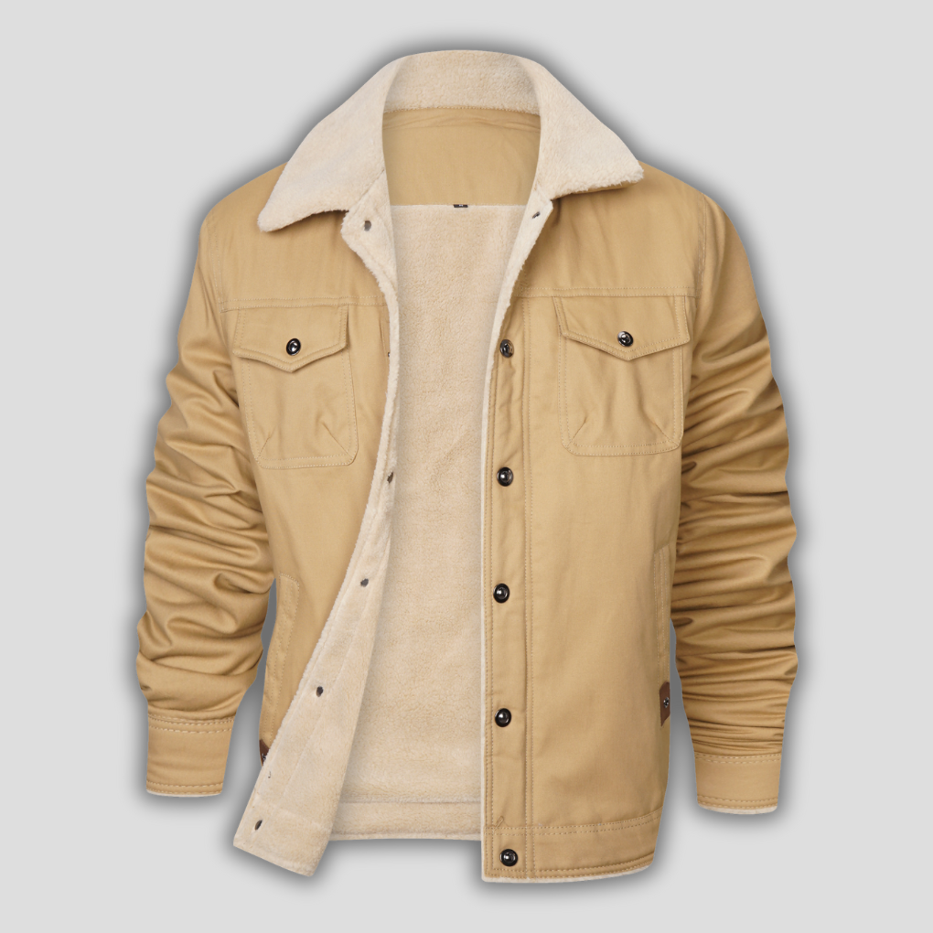 Men's Vintage-Style Bomber Jacket