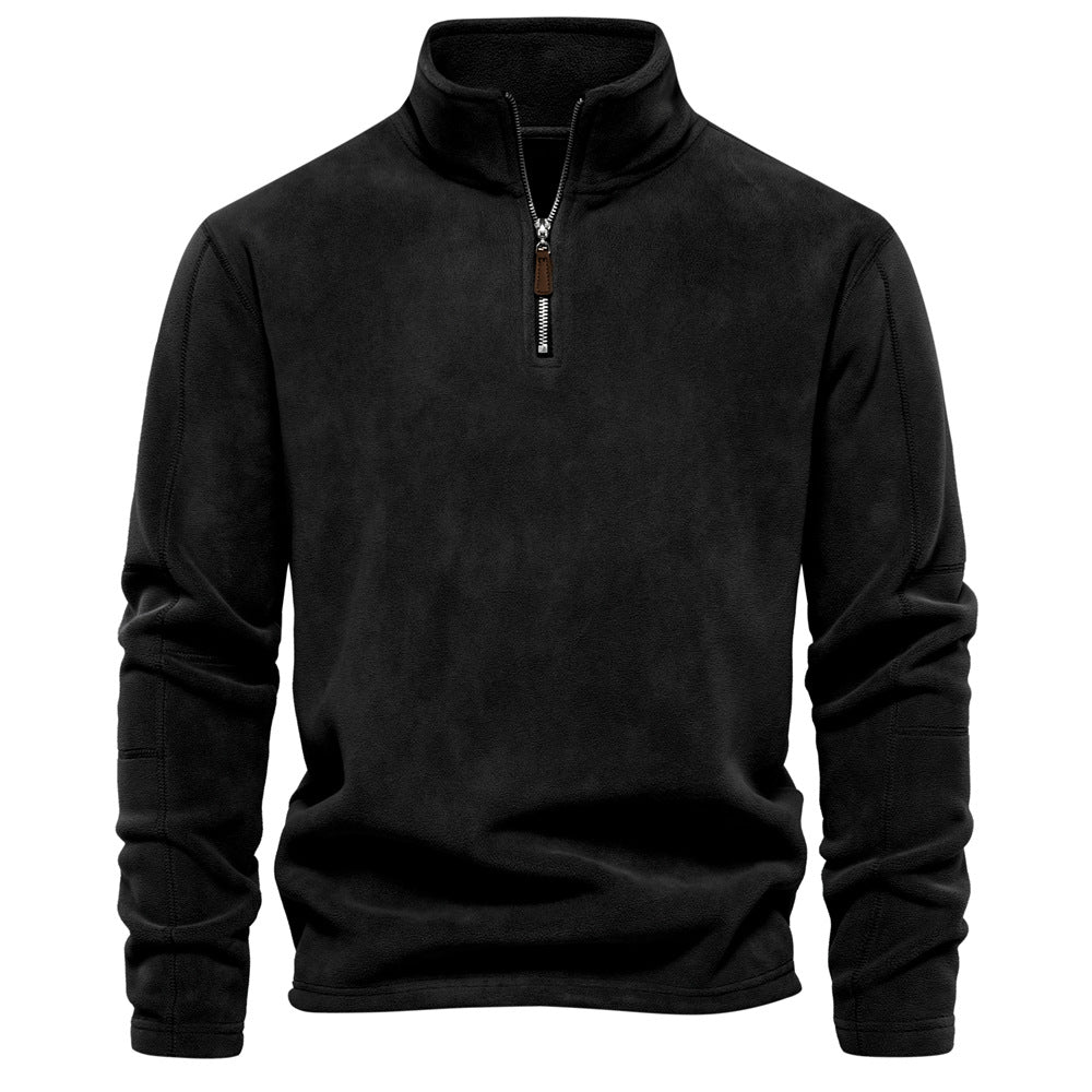 Men's Warm Winter Fleece Sweater – Comfortable and Stylish