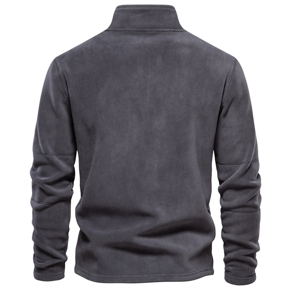 Men's Warm Winter Fleece Sweater – Comfortable and Stylish