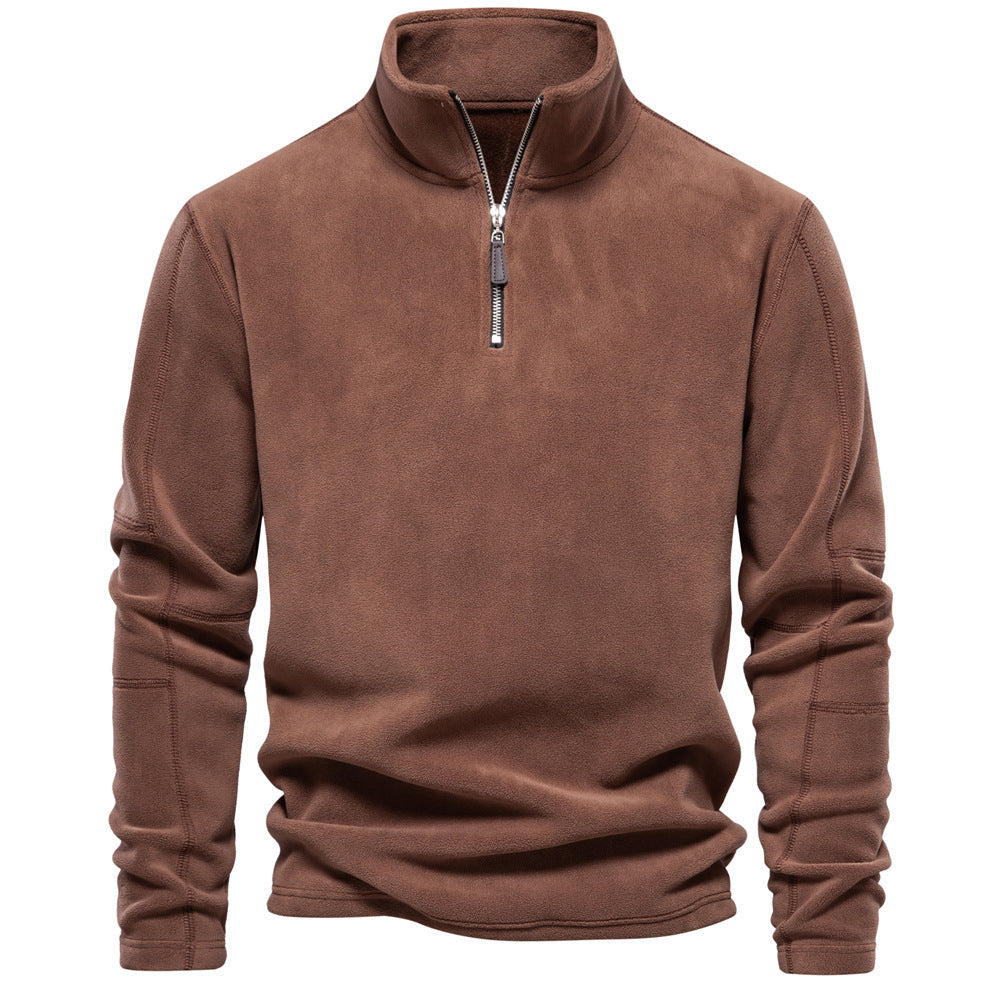 Men's Warm Winter Fleece Sweater – Comfortable and Stylish