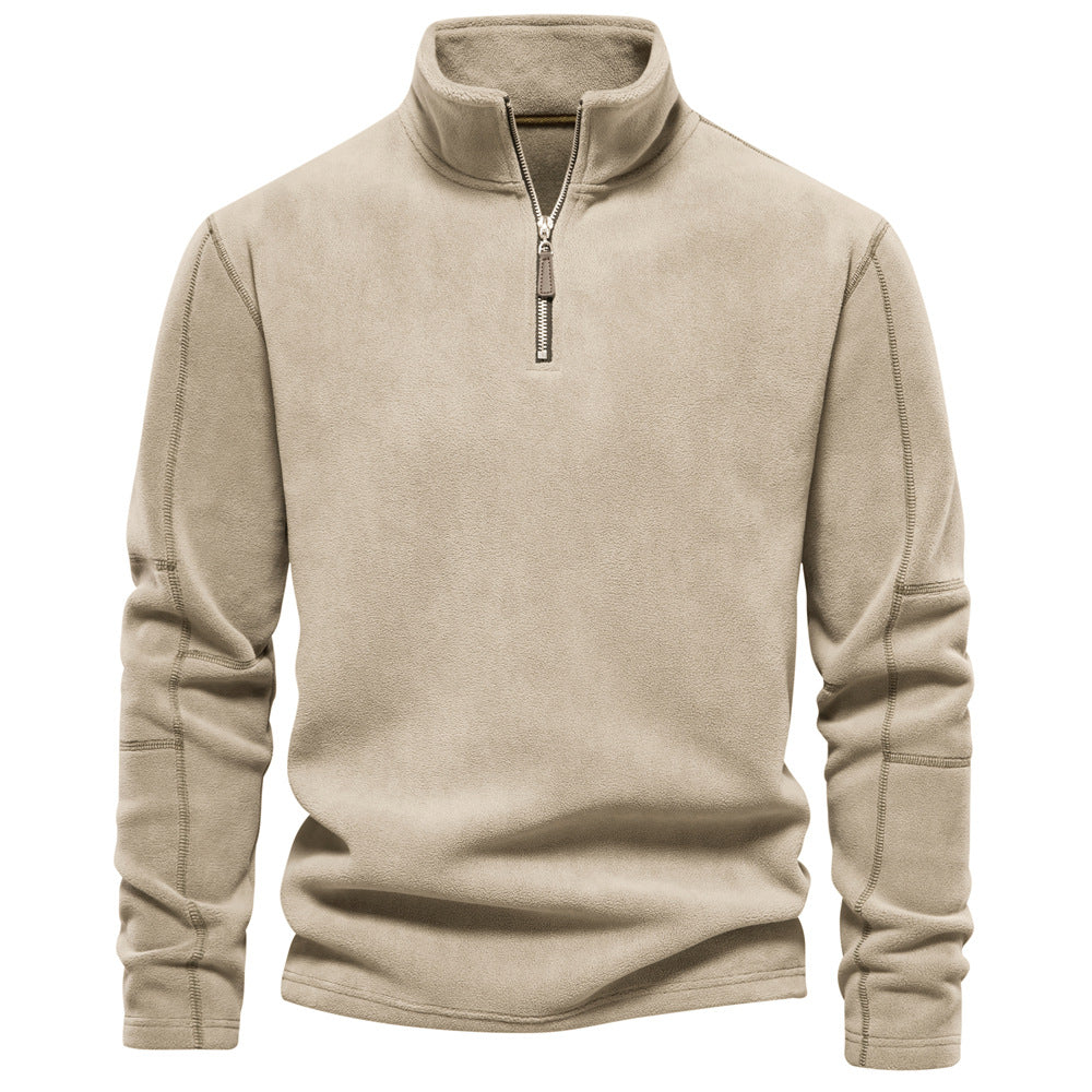 Men's Warm Winter Fleece Sweater – Comfortable and Stylish