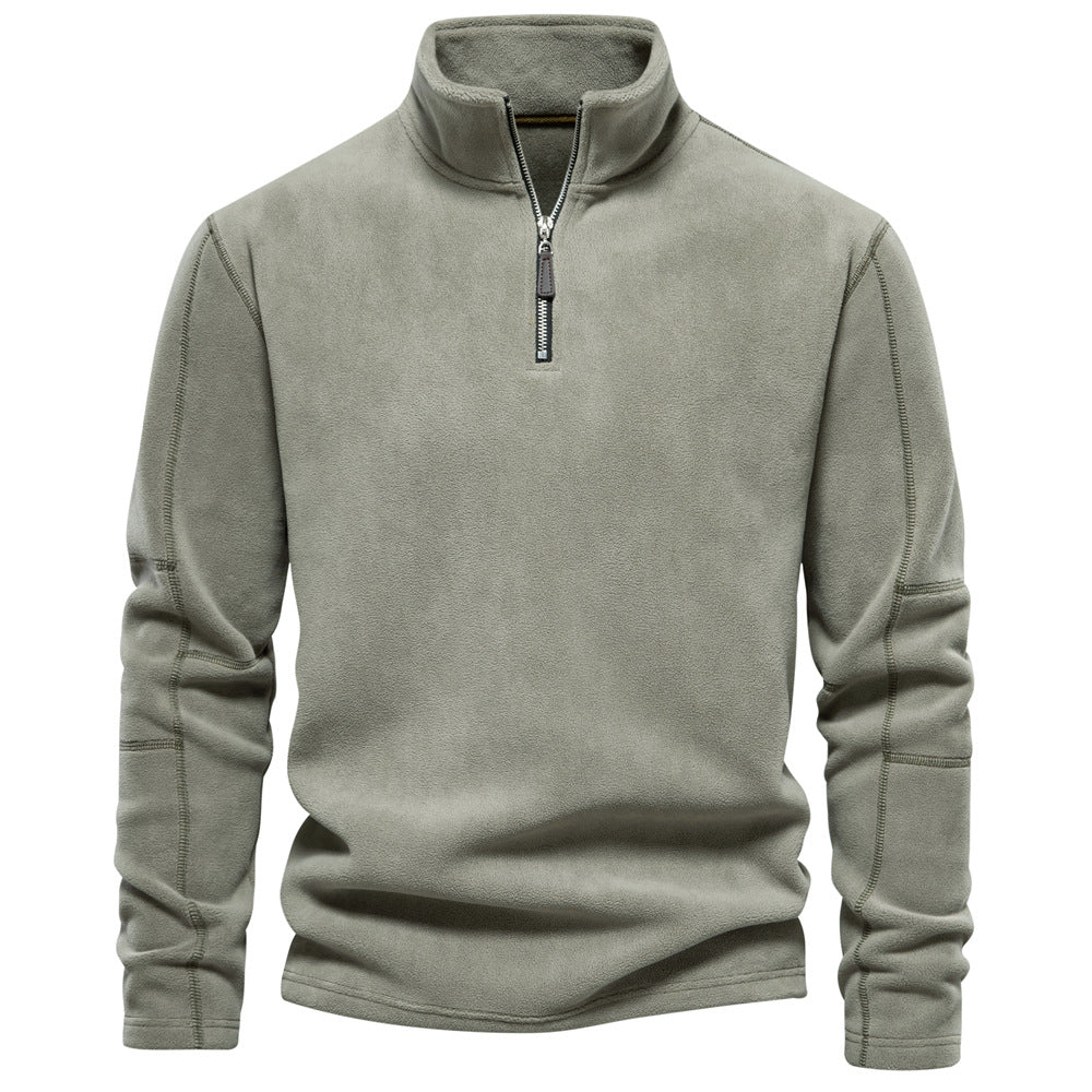 Men's Warm Winter Fleece Sweater – Comfortable and Stylish
