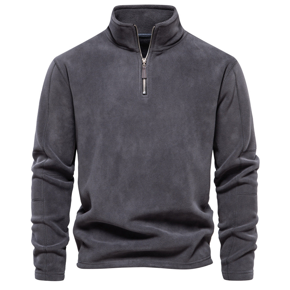 Men's Warm Winter Fleece Sweater – Comfortable and Stylish