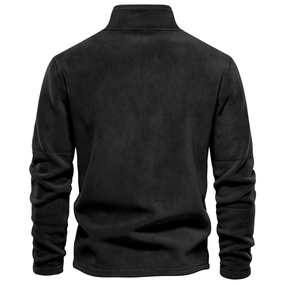 Men's Warm Winter Fleece Sweater – Comfortable and Stylish