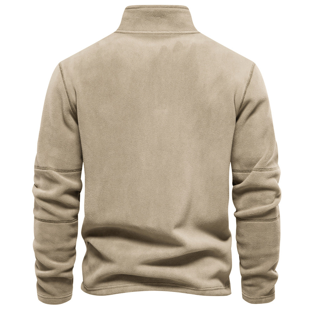 Men's Warm Winter Fleece Sweater – Comfortable and Stylish
