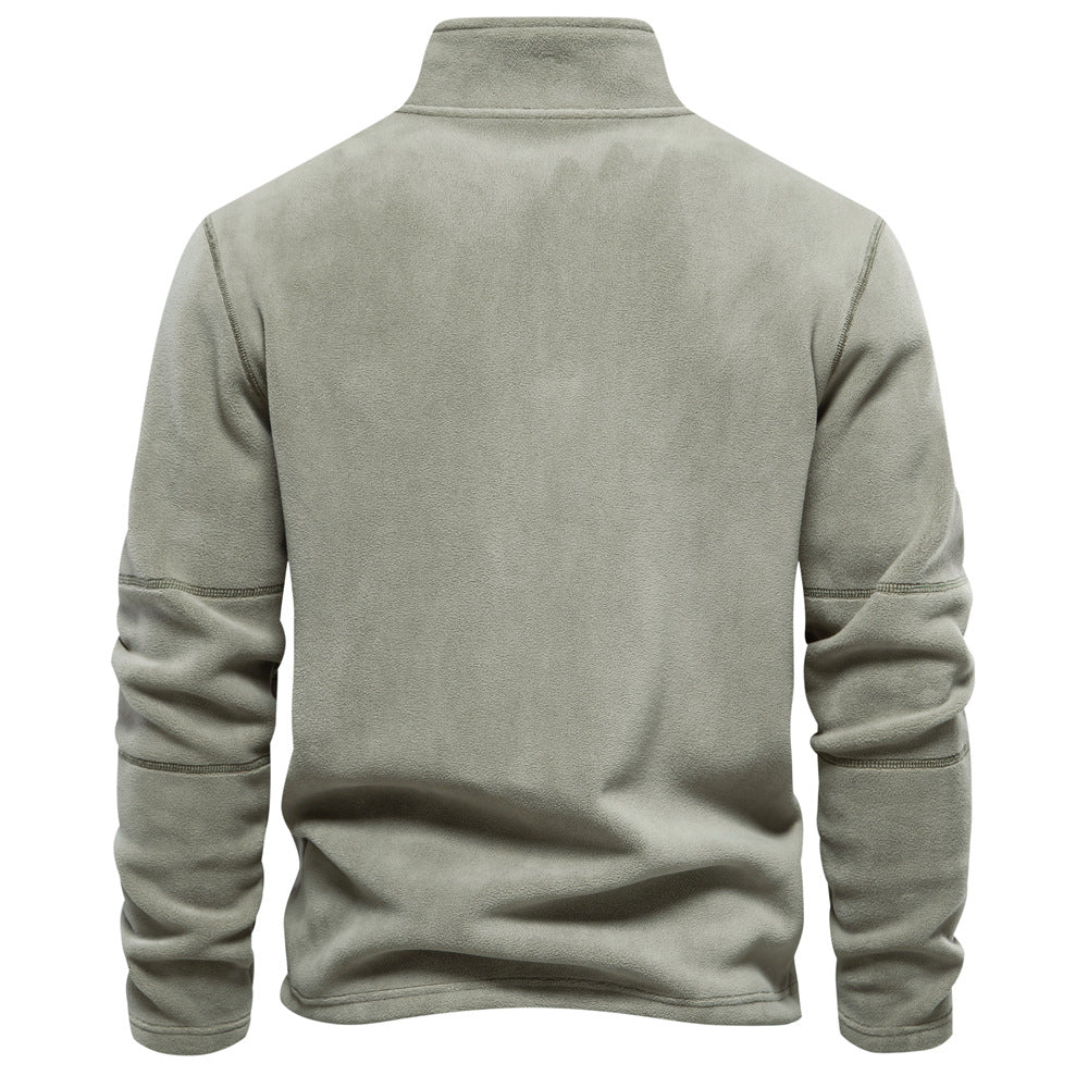 Men's Warm Winter Fleece Sweater – Comfortable and Stylish