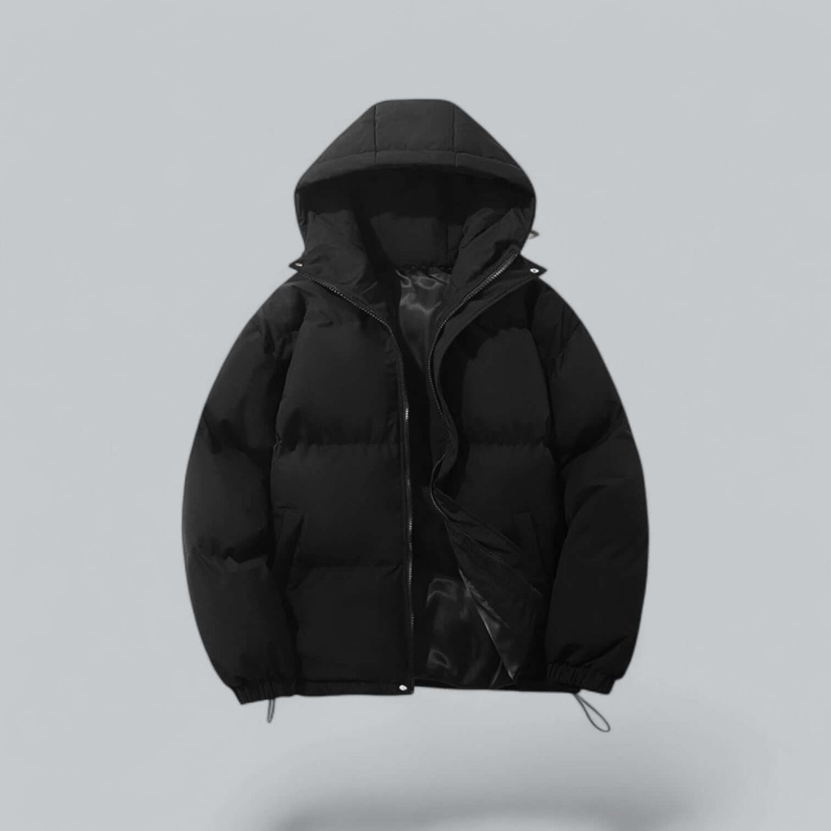 Men's Warm Winter Parka with Adjustable Hood
