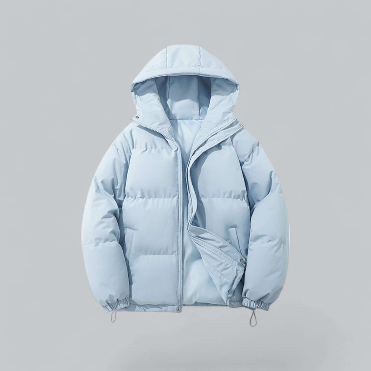 Men's Warm Winter Parka with Adjustable Hood