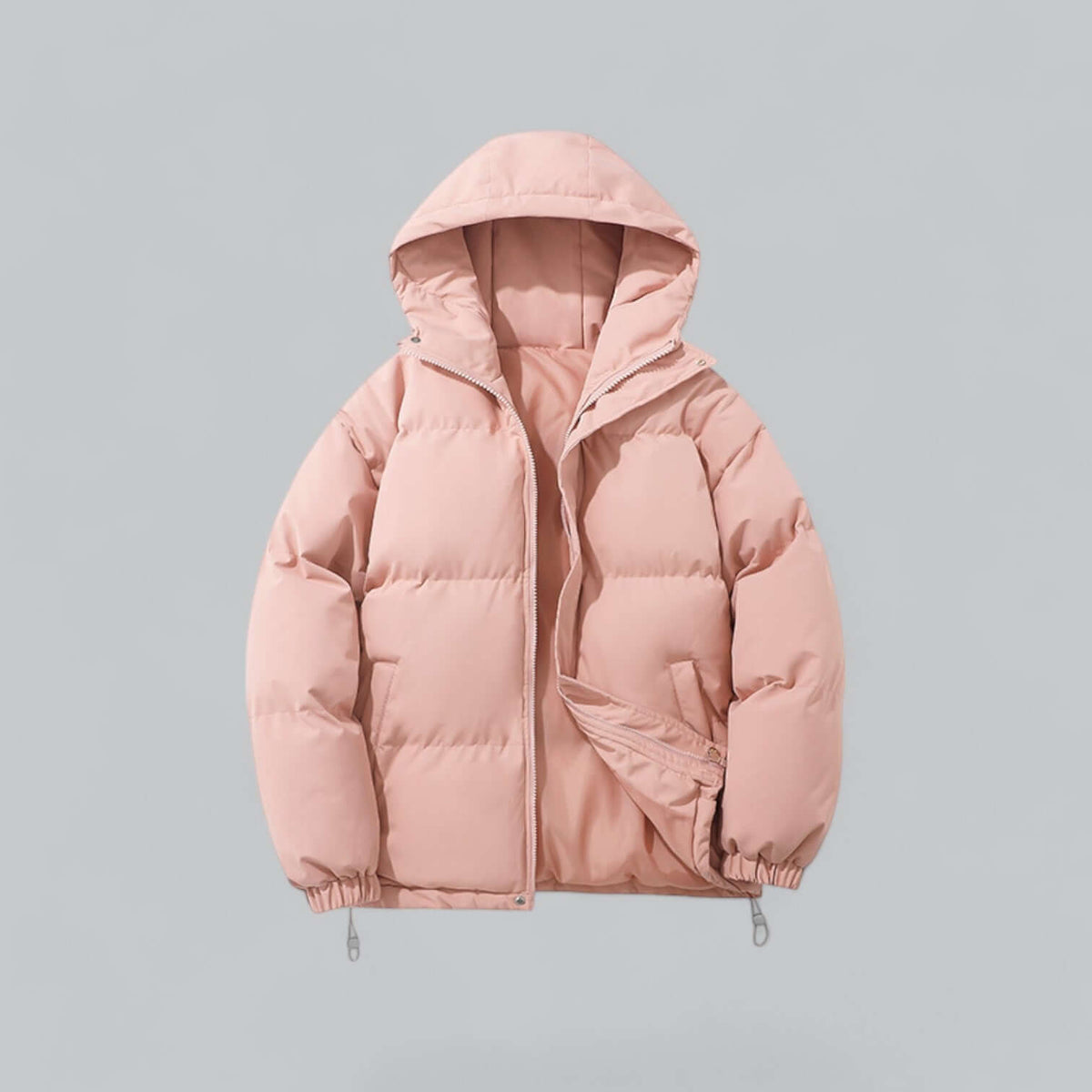 Men's Warm Winter Parka with Adjustable Hood