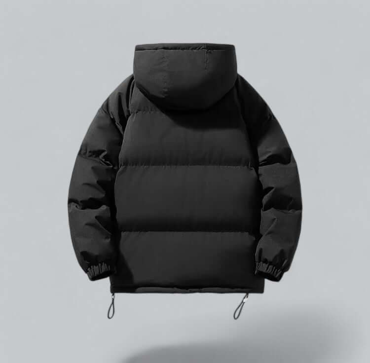 Men's Warm Winter Parka with Adjustable Hood