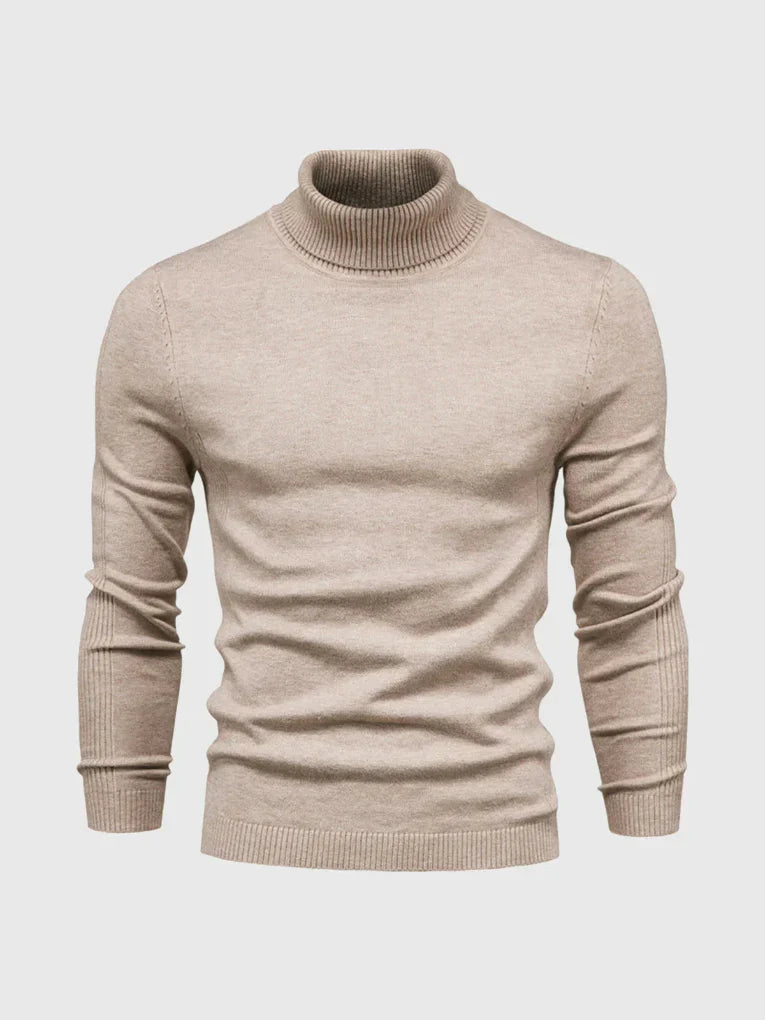 Men's Washable Turtleneck Sweater