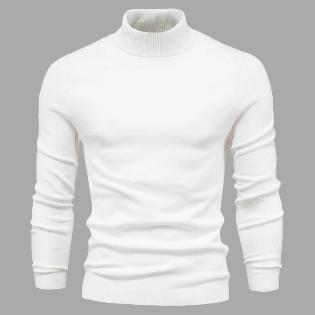 Men's Washable Turtleneck Sweater – Practical Everyday Style