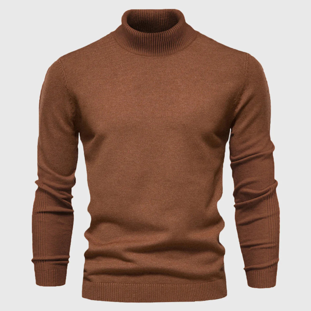Men's Washable Turtleneck Sweater – Practical Everyday Style
