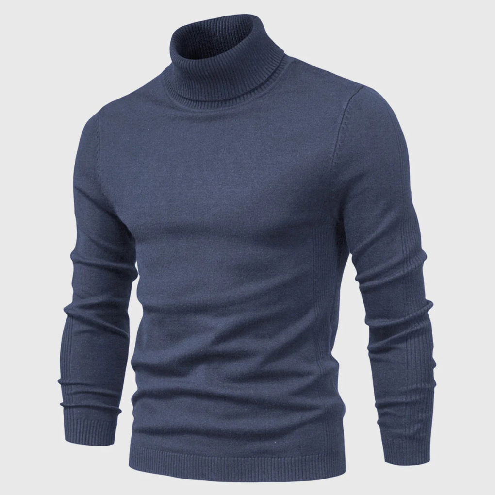 Men's Washable Turtleneck Sweater – Practical Everyday Style