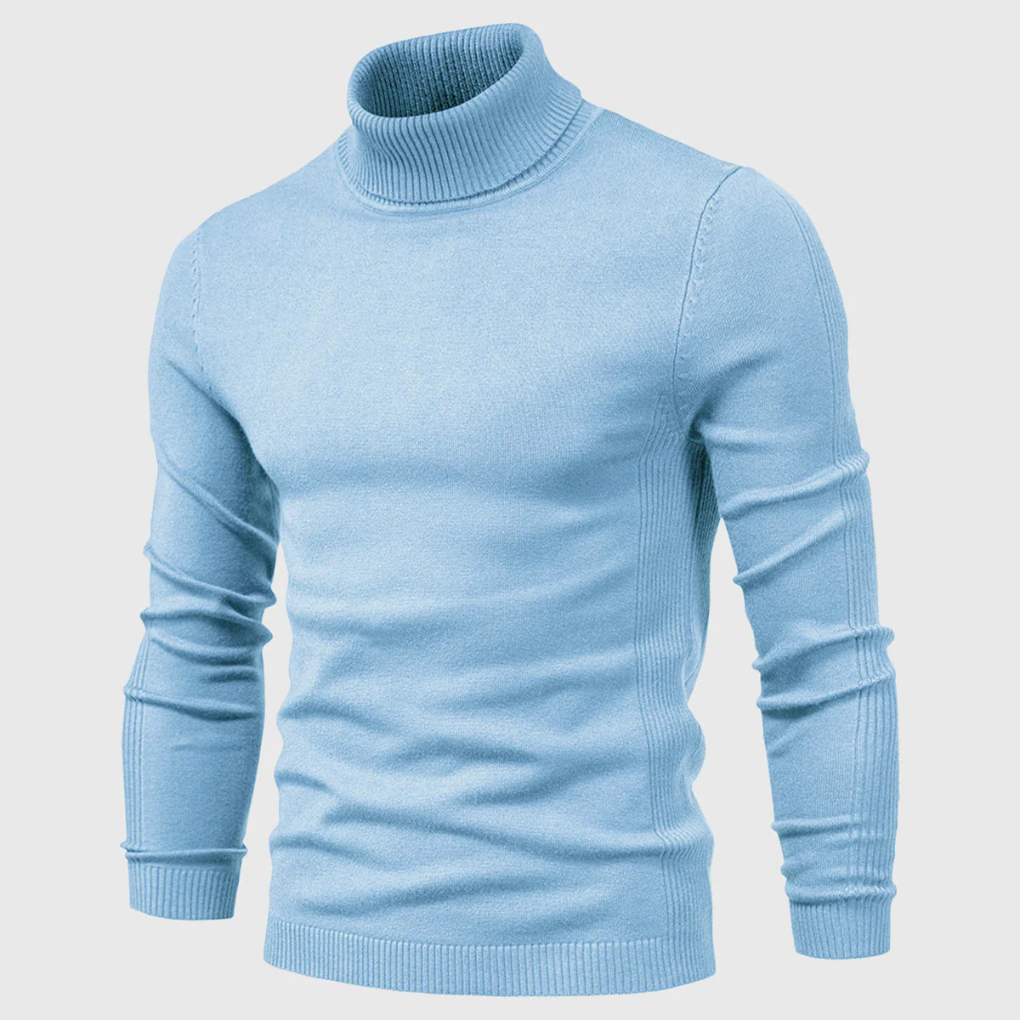 Men's Washable Turtleneck Sweater – Practical Everyday Style