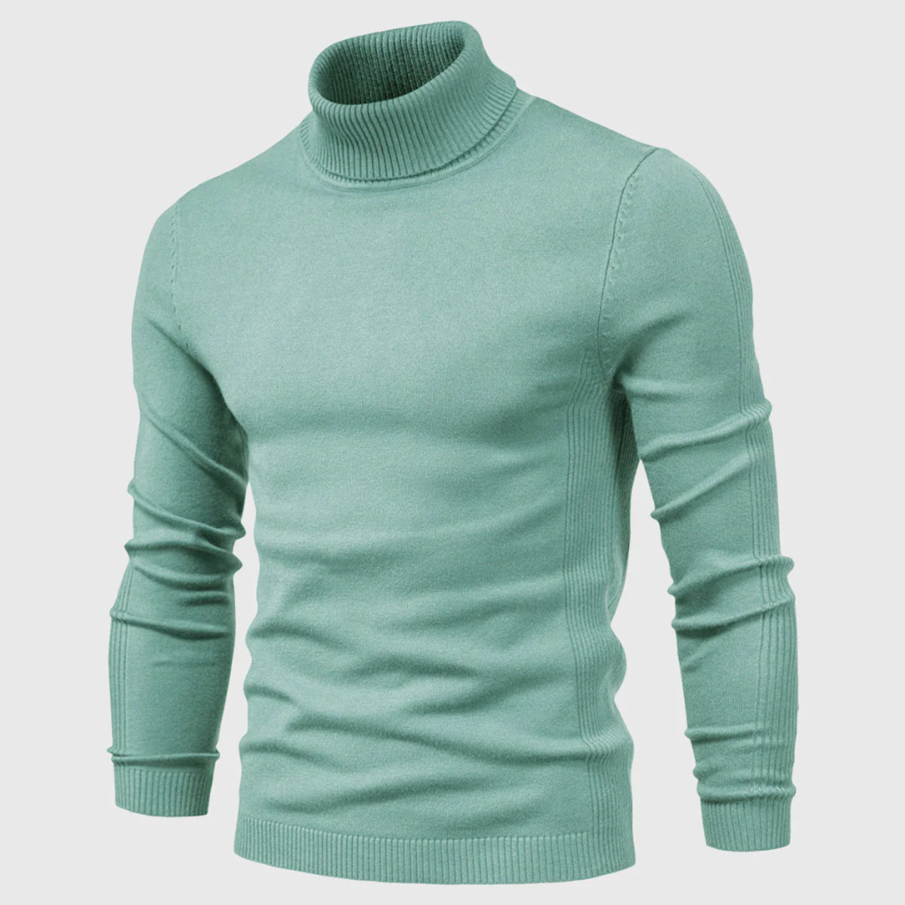 Men's Washable Turtleneck Sweater – Practical Everyday Style