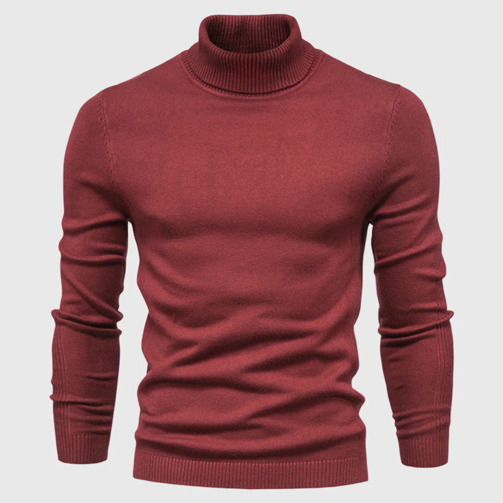 Men's Washable Turtleneck Sweater – Practical Everyday Style