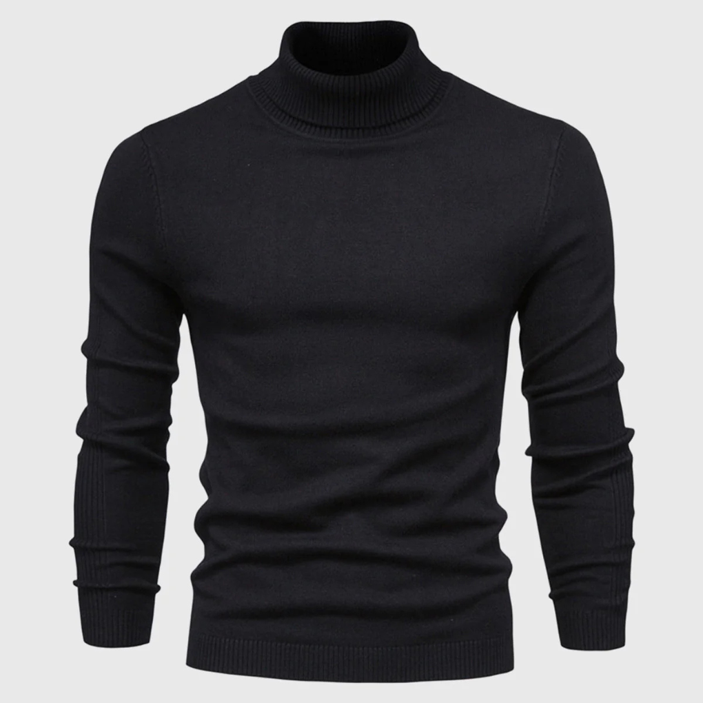 Men's Washable Turtleneck Sweater – Practical Everyday Style