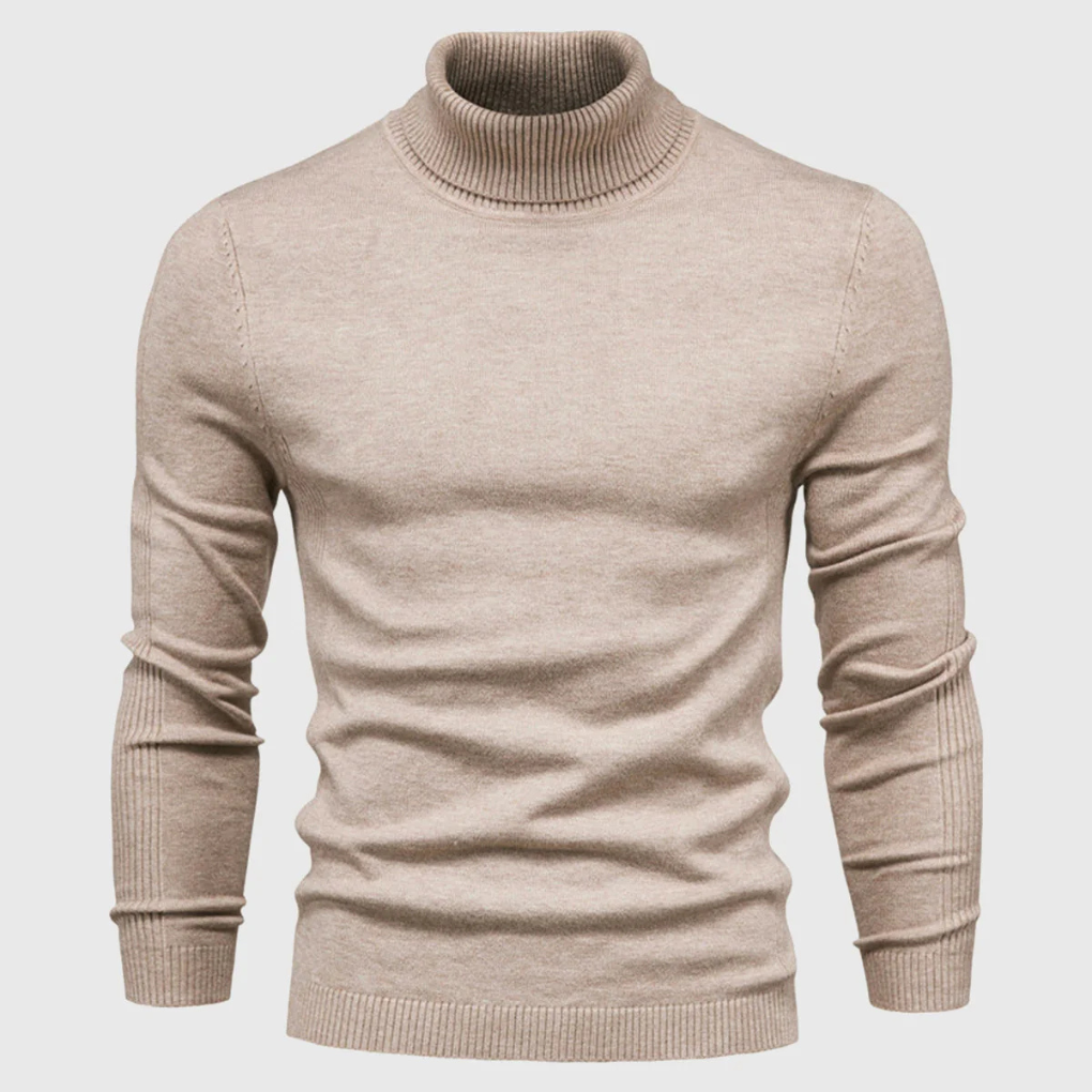 Men's Washable Turtleneck Sweater – Practical Everyday Style