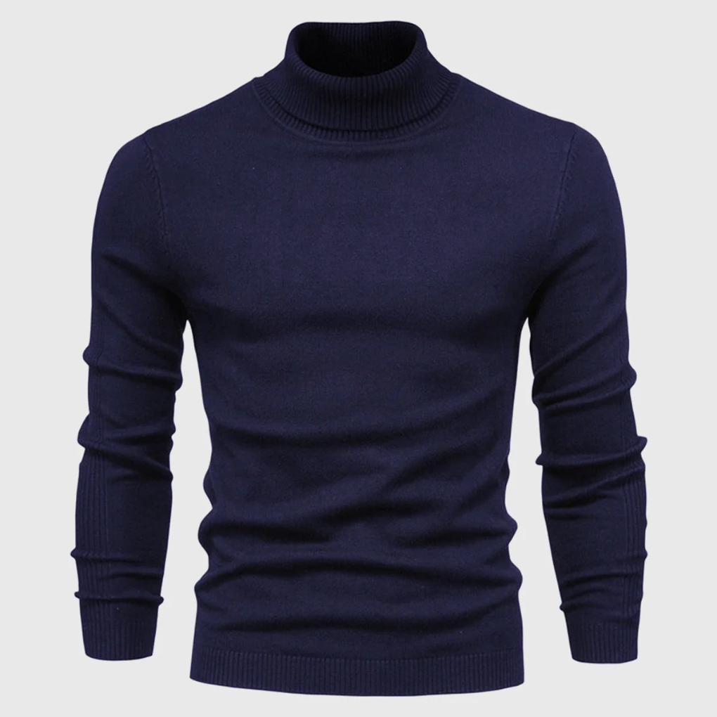 Men's Washable Turtleneck Sweater – Practical Everyday Style