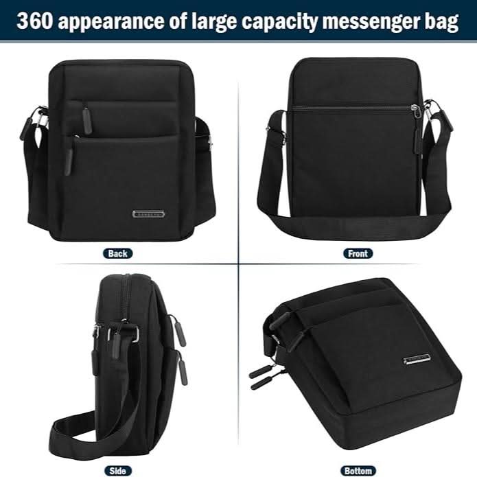 Men's Water-Repellent Anti-Theft Shoulder Bag