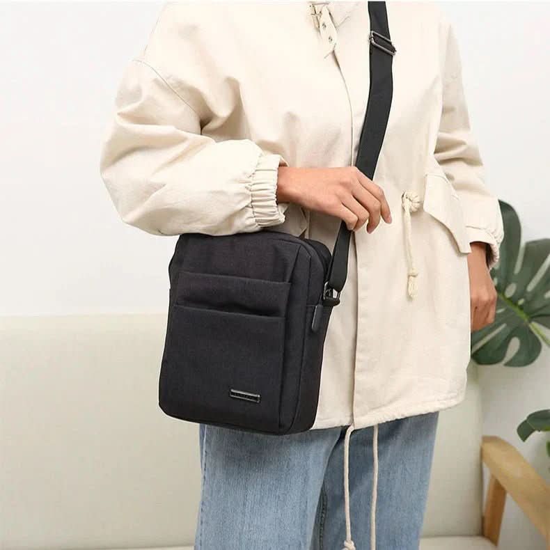 Men's Water-Repellent Anti-Theft Shoulder Bag