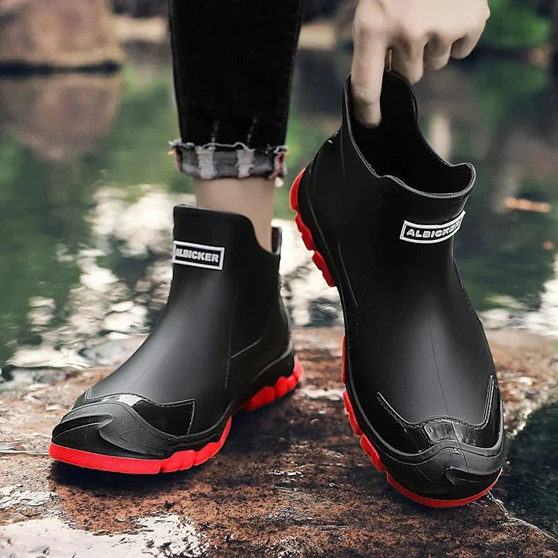 Men's Waterproof All-Terrain Boots with Insulated Soles