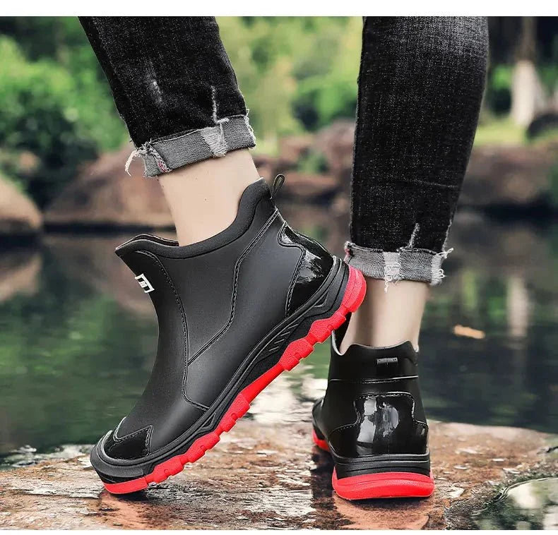 Men's Waterproof All-Terrain Boots with Insulated Soles