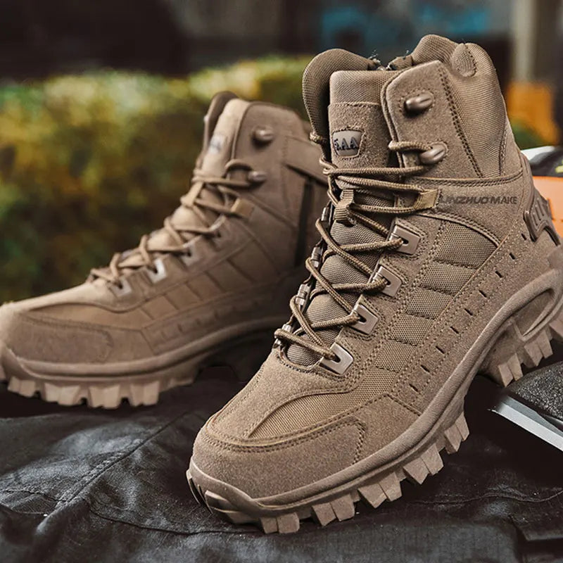 Men's Waterproof and Breathable Hiking Boots for Outdoor Adventures