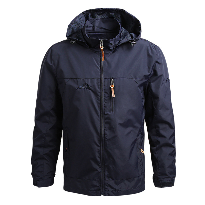 Men's Waterproof and Windproof Military-Style Jacket