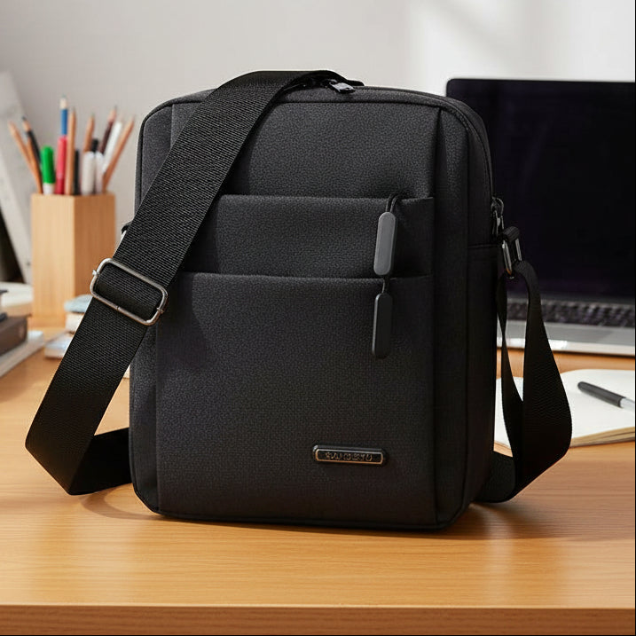 Men's Waterproof Anti-Theft Shoulder Bag for Daily Use