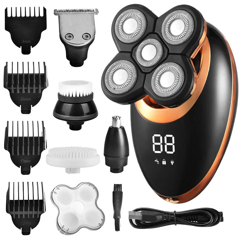 Men's Waterproof Cordless Multi-Functional Trimmer