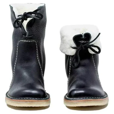 Men's Waterproof Lined Winter Ankle Boots
