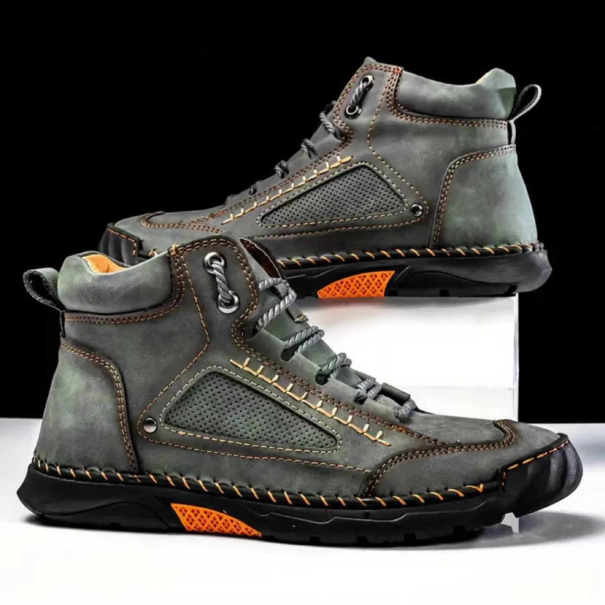 Men's Waterproof Outdoor Hiking Boots with Arch Support