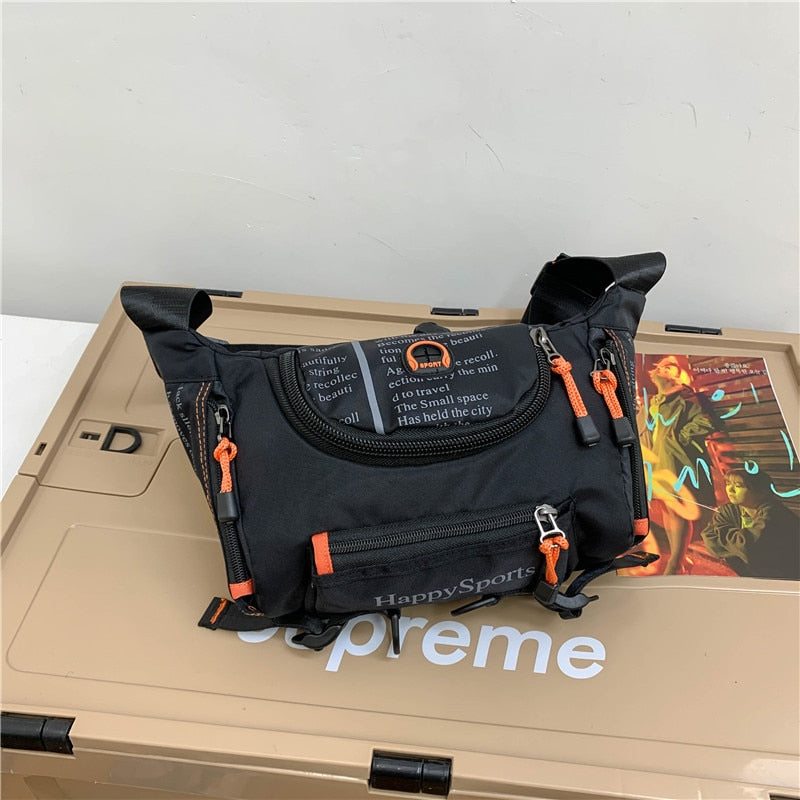 Men's Waterproof Waist & Shoulder Travel Bag
