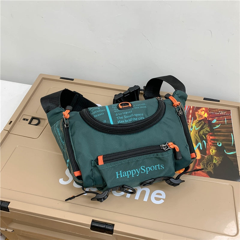 Men's Waterproof Waist & Shoulder Travel Bag